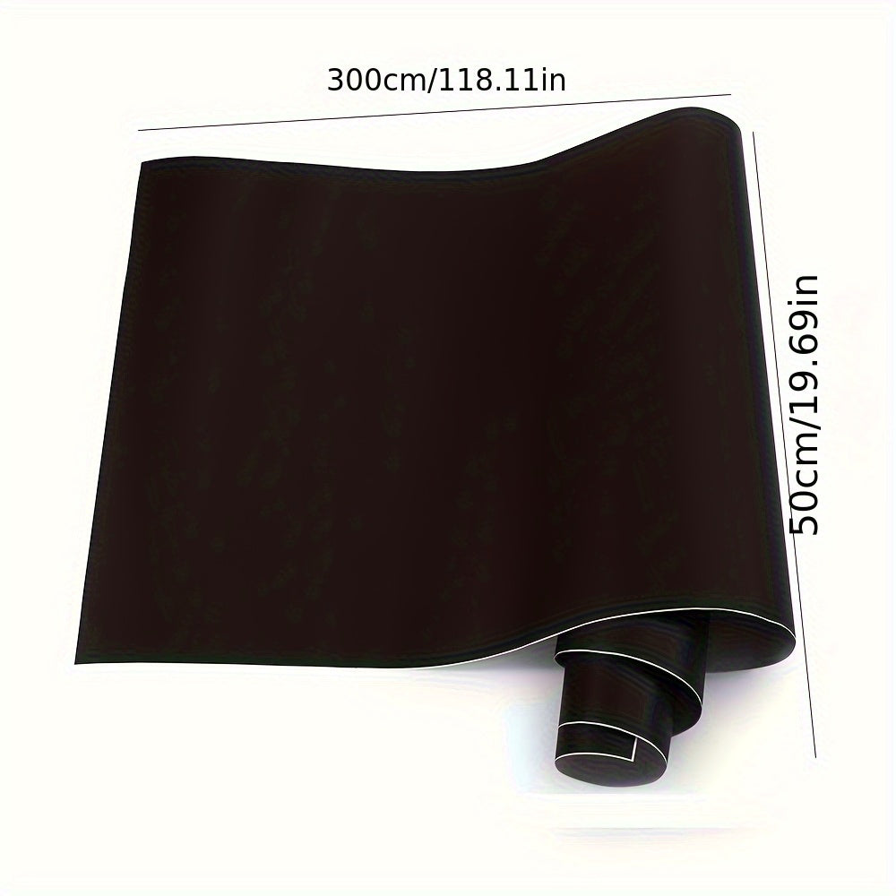 1 Roll, 50x300cm, Matte Black Car Vinyl Film