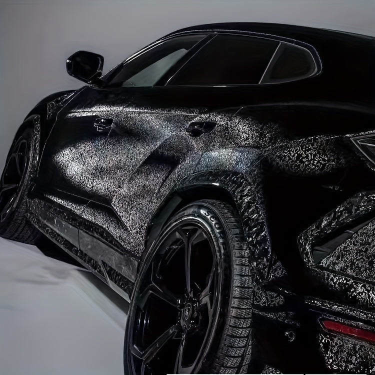 1 Roll of 19.69inch X 118.11inch Forged Carbon Fiber Vinyl Wrap