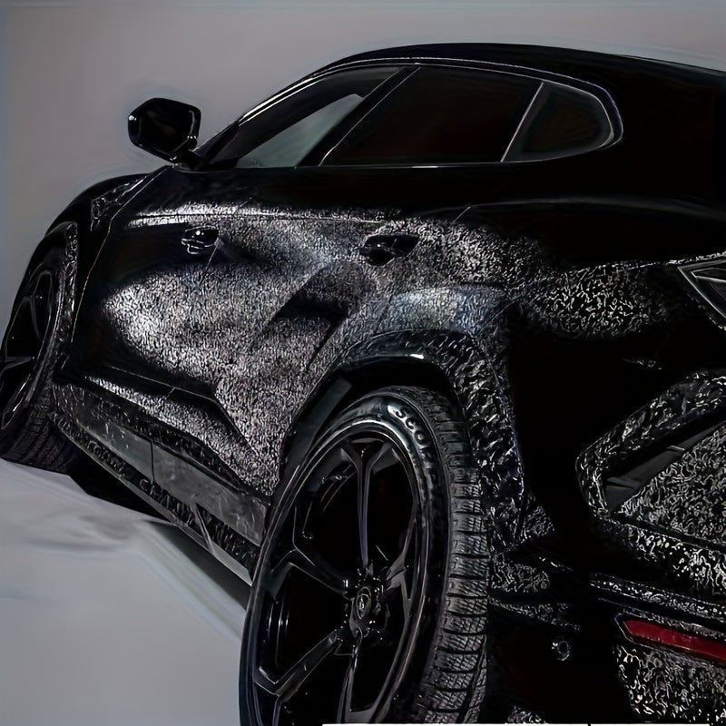 1 Roll of 19.69inch X 118.11inch Forged Carbon Fiber Vinyl Wrap