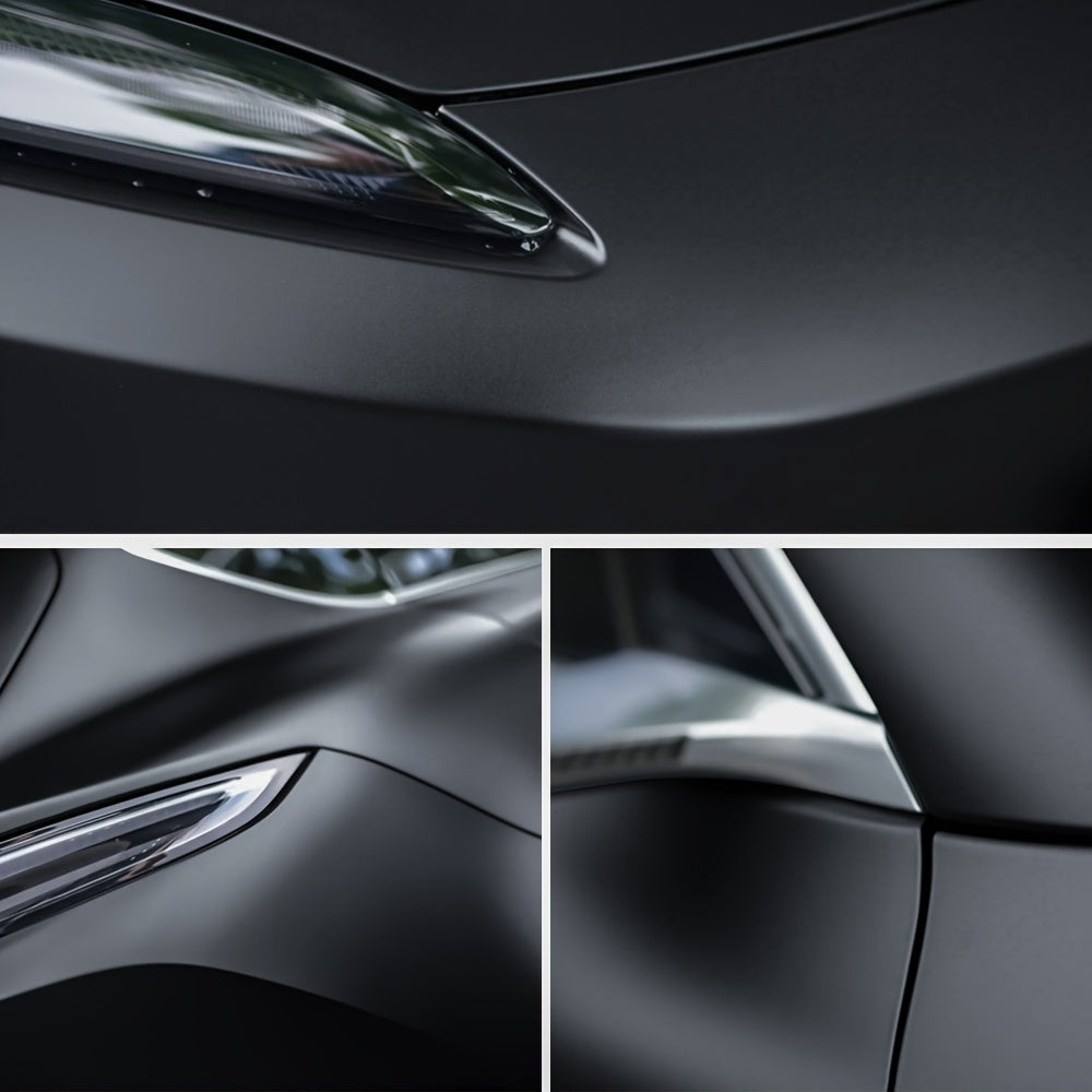 1 Roll, 50x300cm, Matte Black Car Vinyl Film