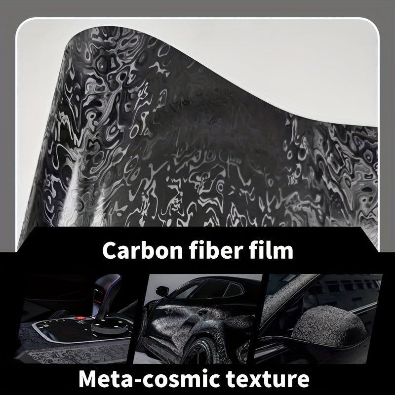 1 Roll of 19.69inch X 118.11inch Forged Carbon Fiber Vinyl Wrap
