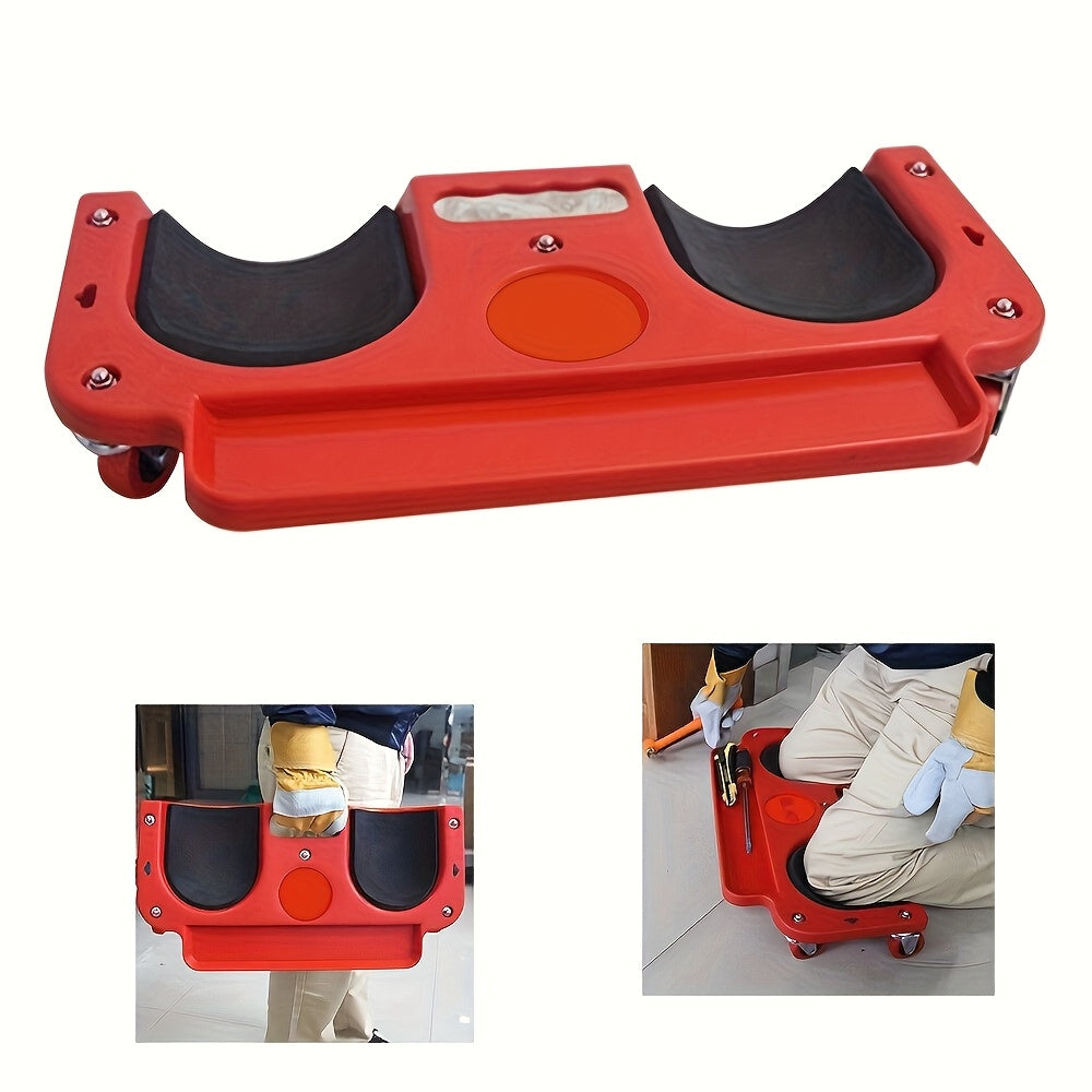 1pc Heavy-Duty Rolling Knee Pad Platform with Wheels