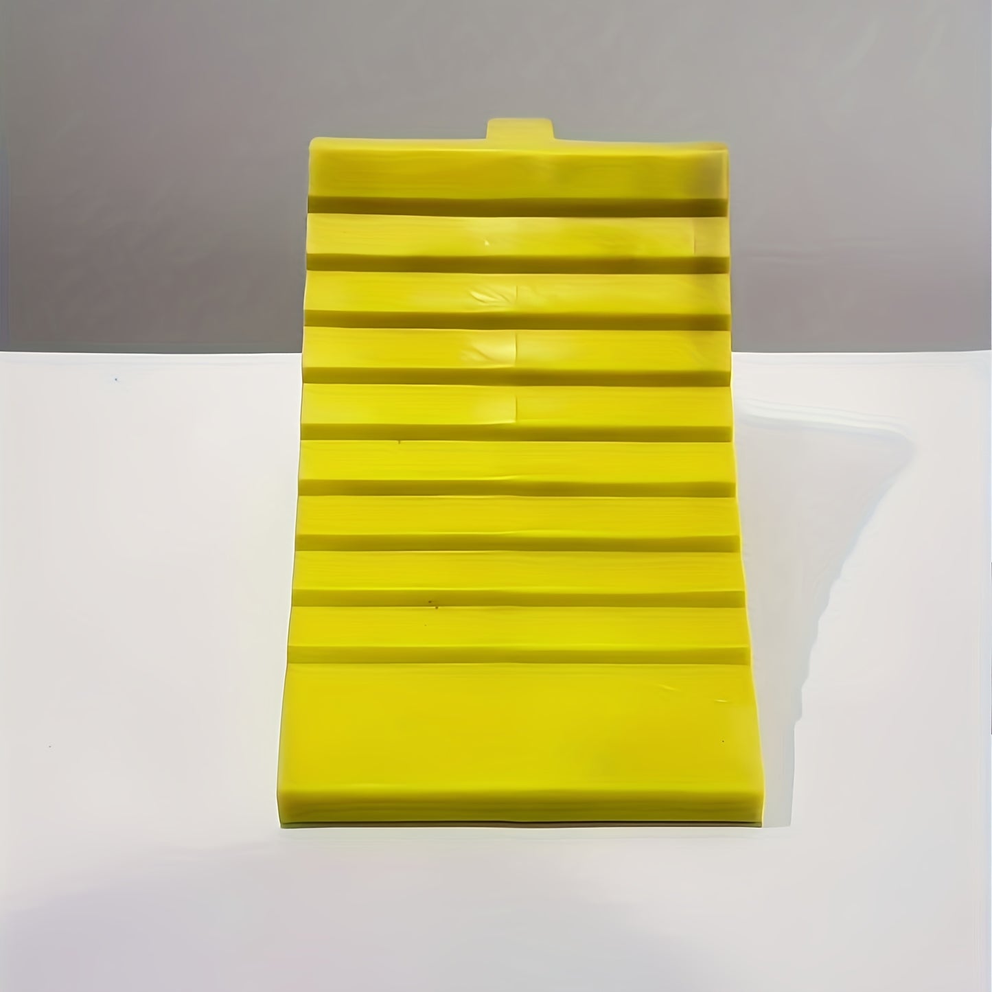 2 Heavy-Duty PE Plastic Wheel Chocks with Triangular Brake Support