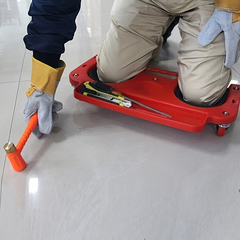 1pc Heavy-Duty Rolling Knee Pad Platform with Wheels