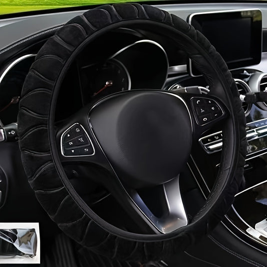 15-Inch Flannel Steering Wheel Cover